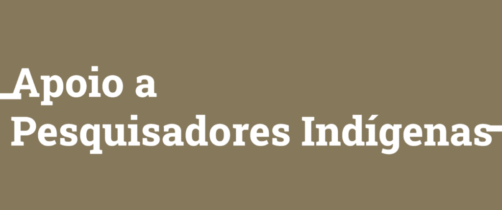 Apoio a pesquisadores/as indígenas