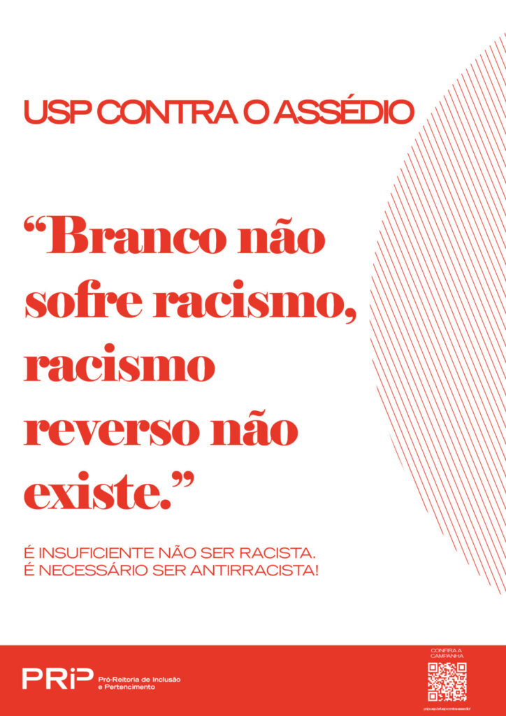 Branco não sofre racismo, racismo reverso não existe.