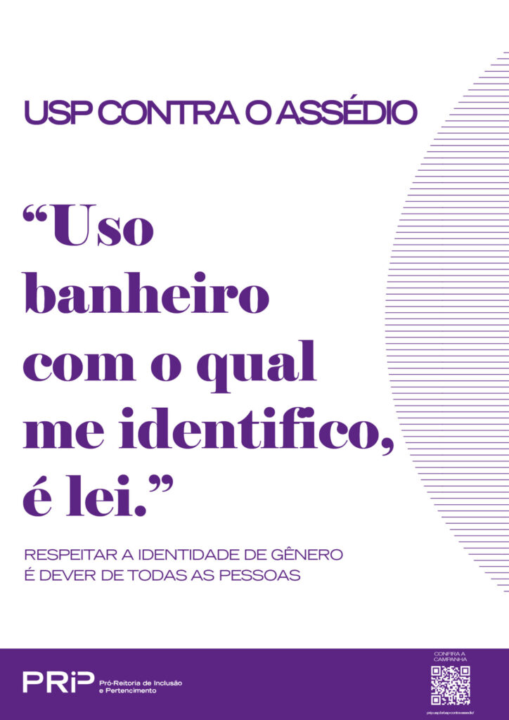 Uso banheiro com o qual me identifico, é lei.